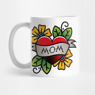 Mom Heart Tattoo Mug